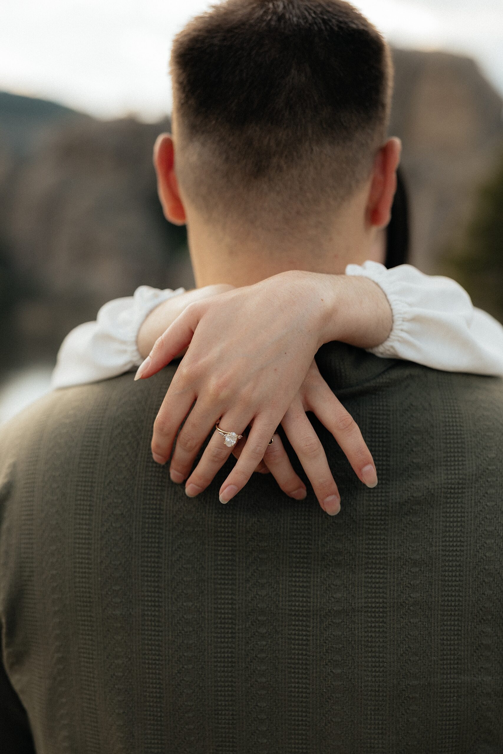 Emily's engagement ring.