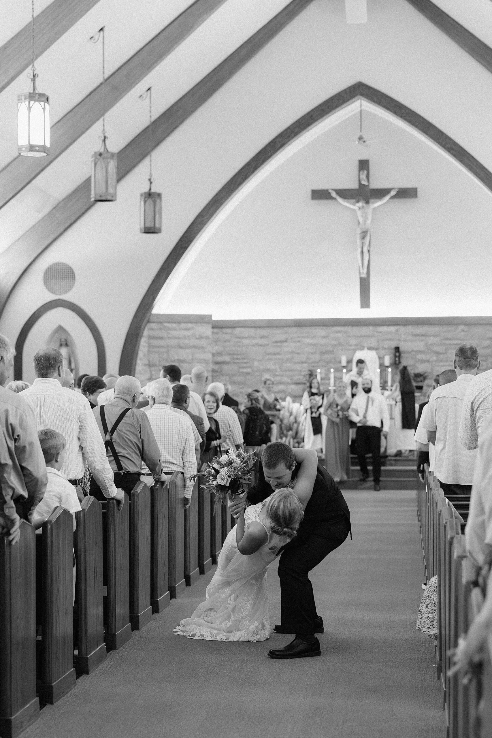 Recessional as the couple walks back up the aisle
