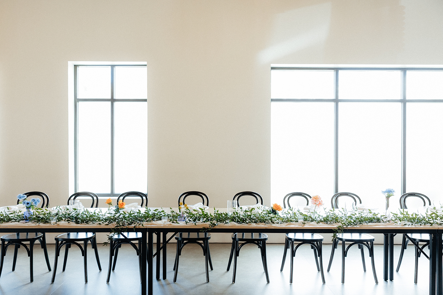 The Head table at Monick Yards.