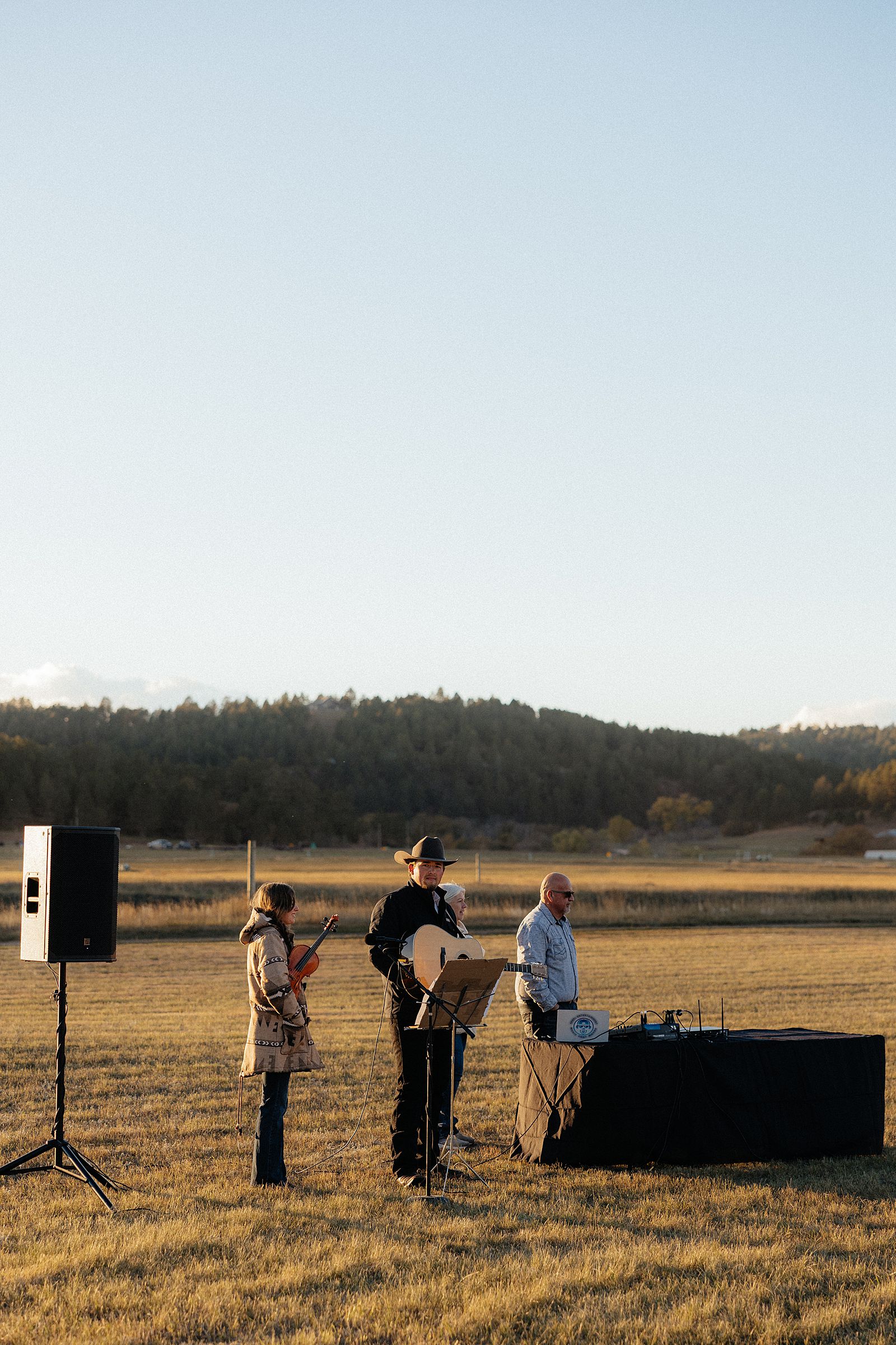 The Carson Brown Band at a South Dakota wedding.