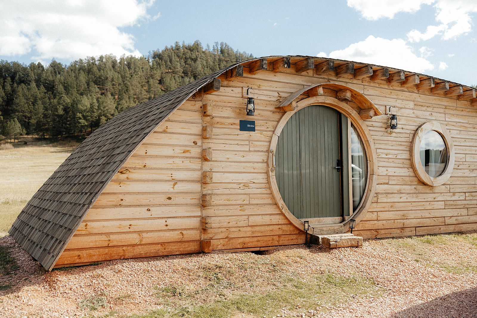 A cabin at Battle Creek Camping Resort.