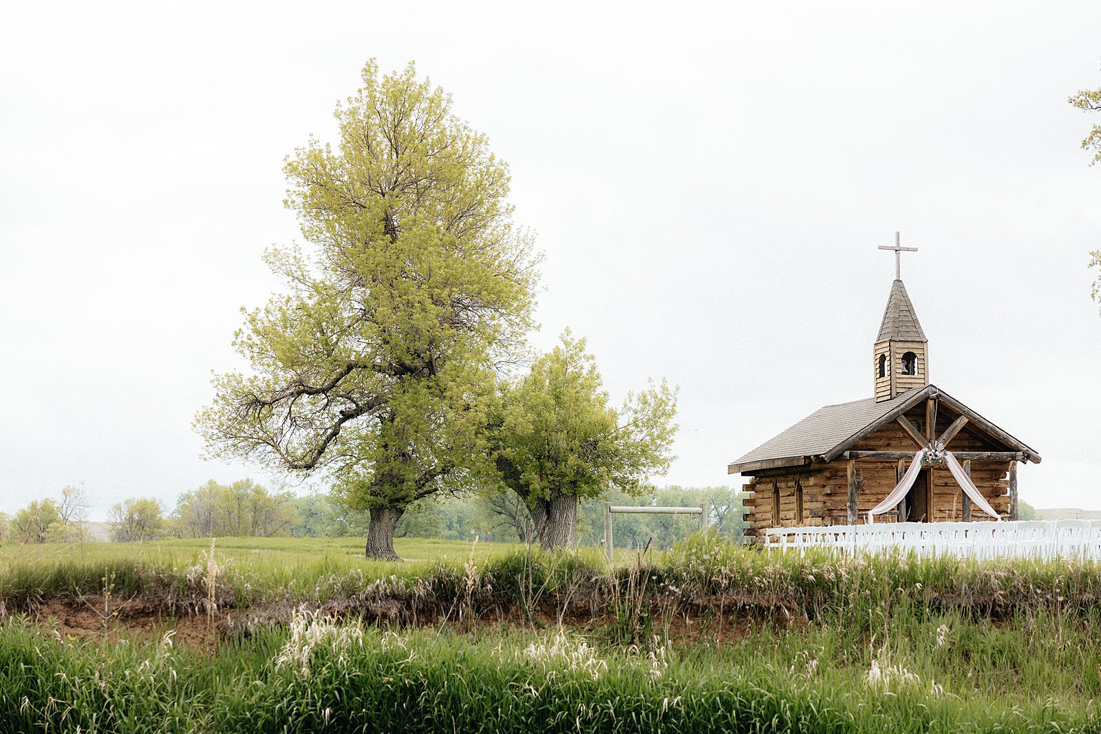 The chapel at Besler's Cadillac Ranch.
