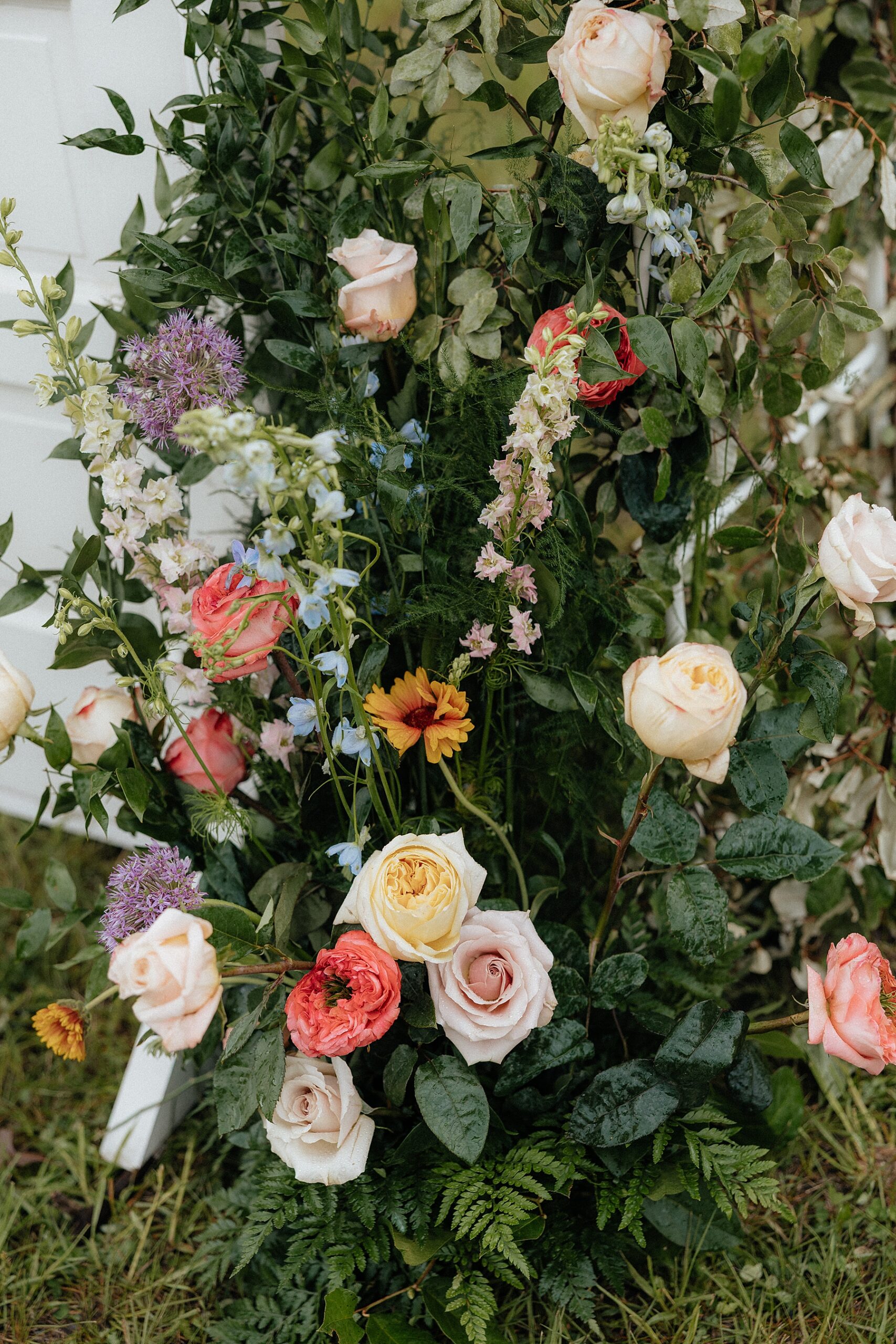 Wedding florals done by a South Dakota florist.