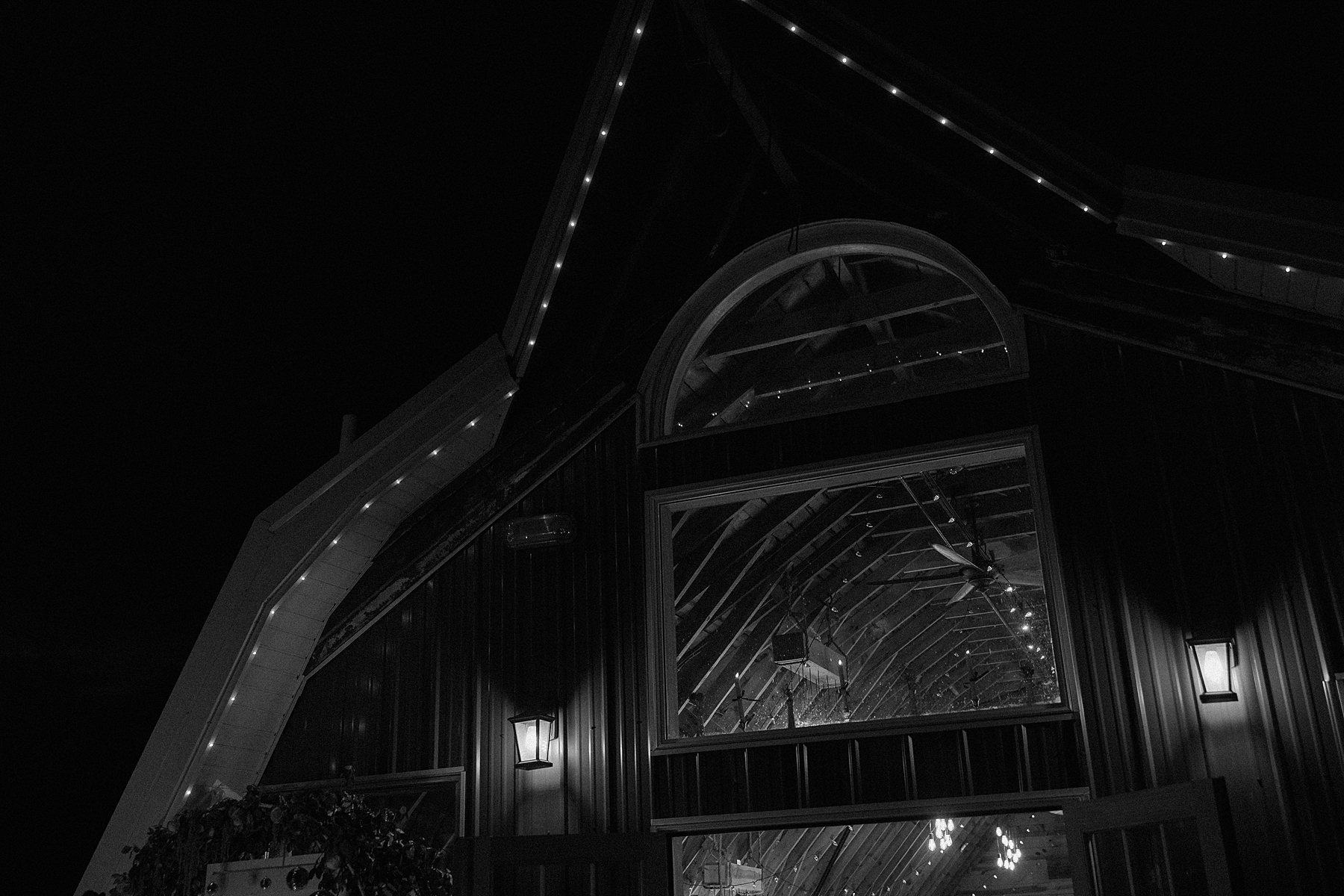 Muley Hill Lodge reception barn in Sturgis, South Dakota.