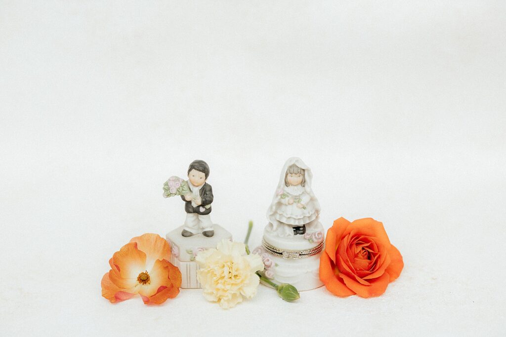 Antique ring box figurines.